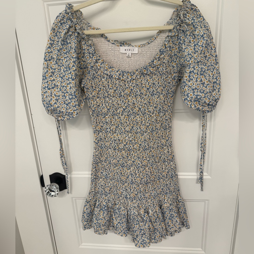 Mable Smocked Mini Dress